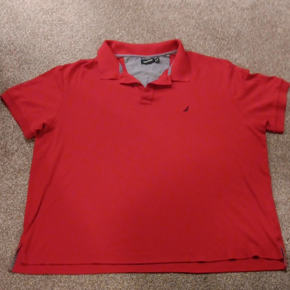 Nautica Red Polo Shirt
